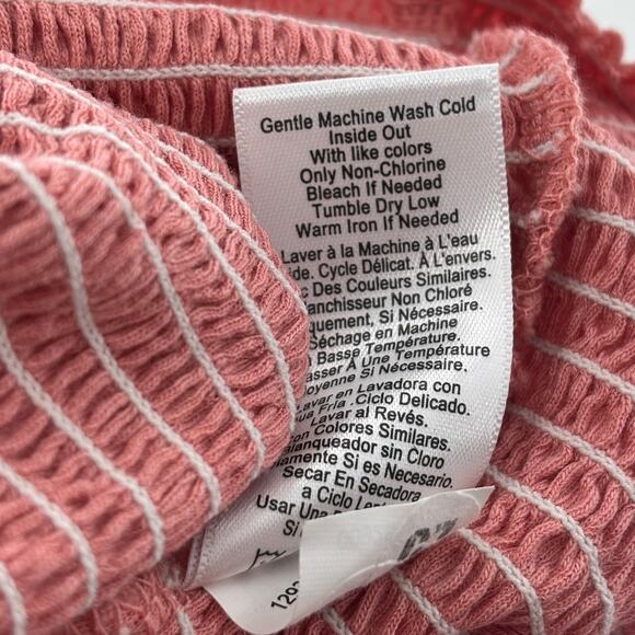 Nation LTD. Pink Bunny Smocked Long Sleeve Tee - Picture 9 of 9